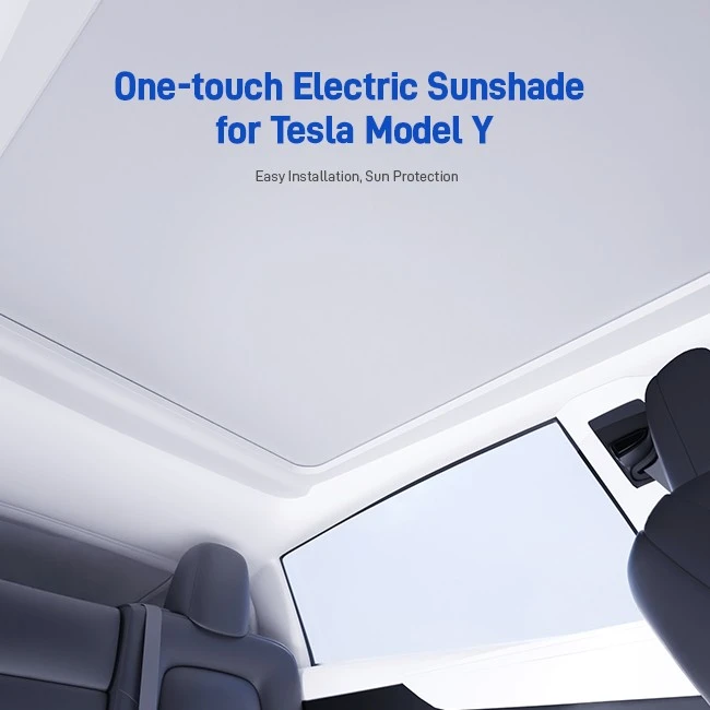 Model Y Juniper Custom Electric Sunshade factory